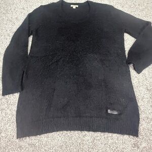 Women’s black Burberry Brit mohair sweater medium